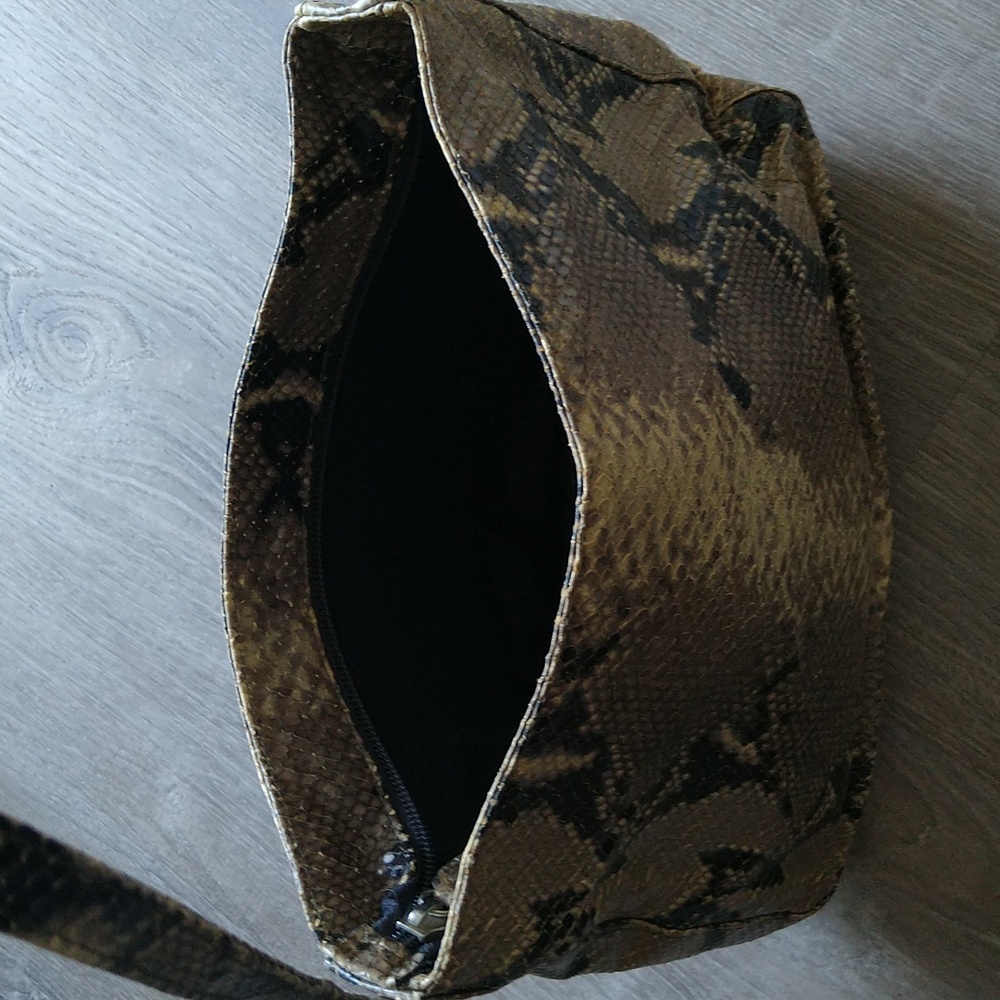 Real Python Skin Vintage Shoulder Bag - image 7